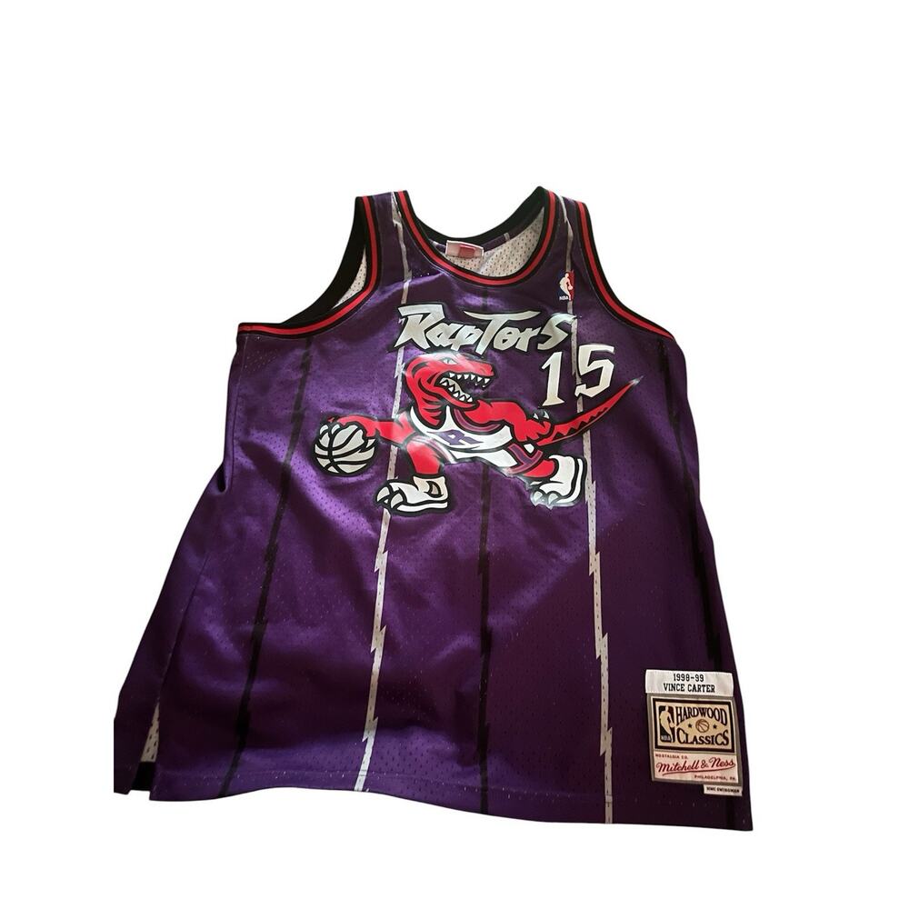 Mitchell & Ness Toronto Raptors Vince Carter #15 NBA Jersey Purple Size L